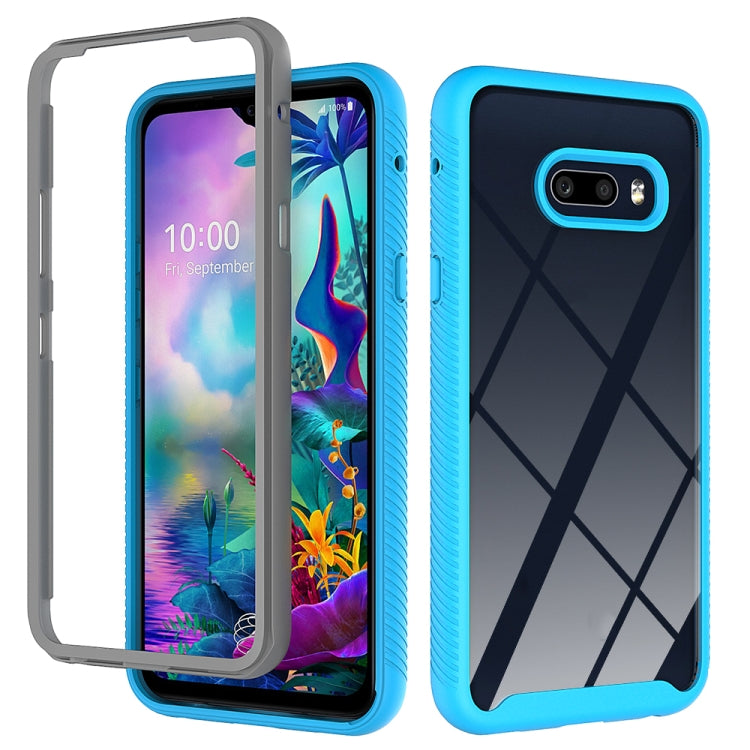 For LG V50S ThinQ 5G / G8X ThinQ Starry Sky Solid Color Series Shockproof PC + TPU Protective Case(Light Blue) - free shipping - PMC TechLife - Order now!