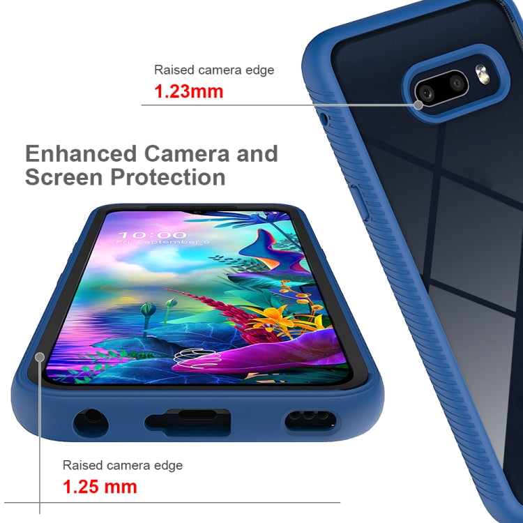 For LG V50S ThinQ 5G / G8X ThinQ Starry Sky Solid Color Series Shockproof PC + TPU Protective Case(Light Blue) - free shipping - PMC TechLife - Order now!