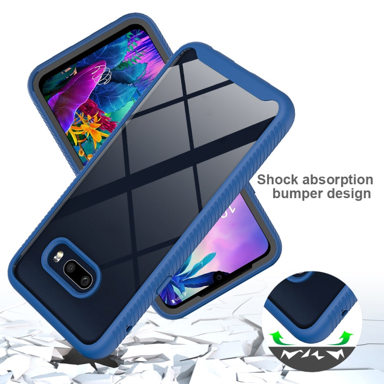 For LG V50S ThinQ 5G / G8X ThinQ Starry Sky Solid Color Series Shockproof PC + TPU Protective Case(Light Blue) - free shipping - PMC TechLife - Order now!