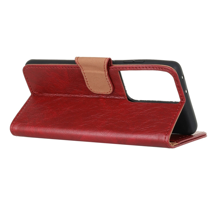 For Samsung Galaxy S30 Ultra / S21 Ultra Nappa Texture Horizontal Flip Leather Case with Holder & Card Slots & Wallet(Red) - Galaxy Phone Cases by PMC TechLife | Online Shopping South Africa | PMC TechLife | Buy Now Pay Later Mobicred