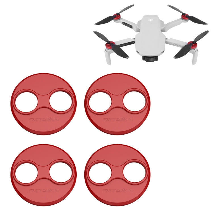 Sunnylife Dust-proof Waterproof Aluminum Alloy Motor Cover for DJI Mini 3 Pro/Mavic Mini/Mini SE(Red) - Other by PMC TechLife | Online Shopping South Africa | PMC TechLife | Buy Now Pay Later Mobicred