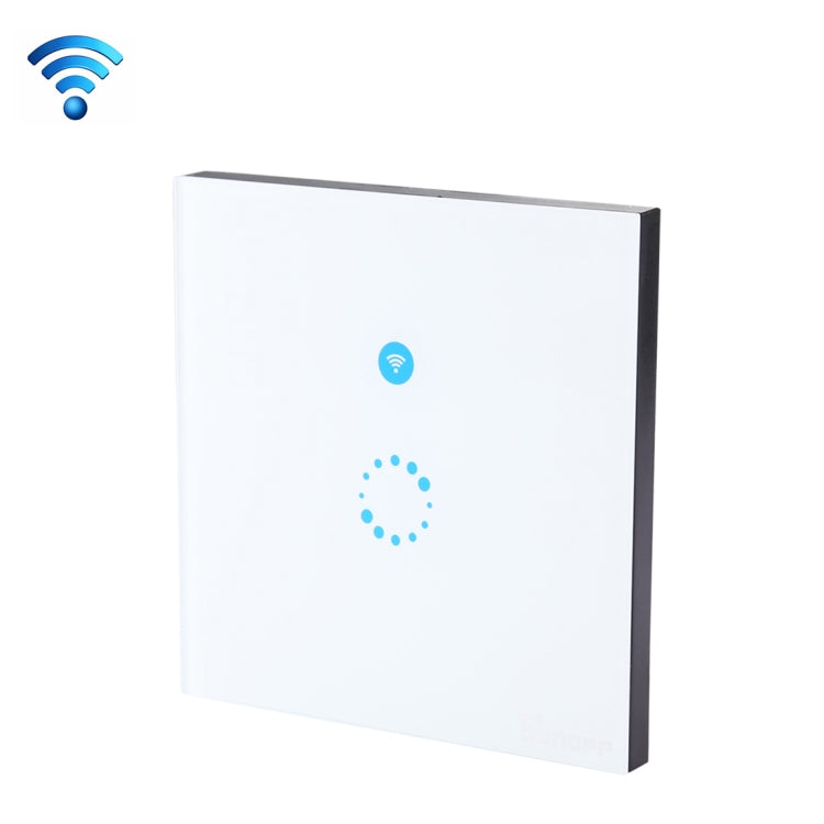 Sonoff  Touch 86mm 1 Gang Tempered Glass Panel Wall Switch Smart Home Light Touch Switch, Compatible with Alexa and Google Home, AC 90V-250V 400W 2A - Smart Socket by PMC TechLife | Online Shopping South Africa | PMC TechLife