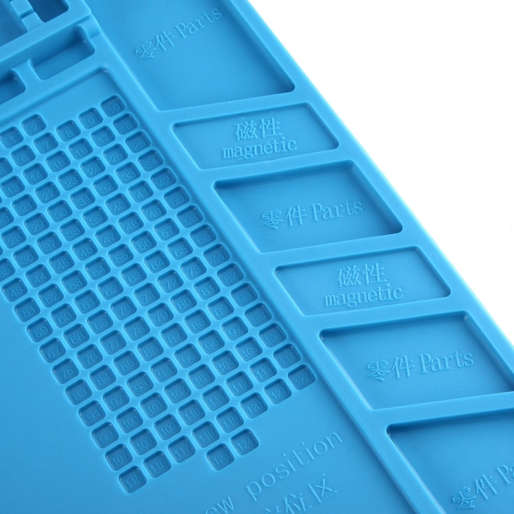Maintenance Platform Anti-static Anti-slip High Temperature Heat-resistant Repair Insulation Pad Silicone Mats, Size: 45cm x 30cm (Blue) - free shipping - PMC TechLife - Order now!