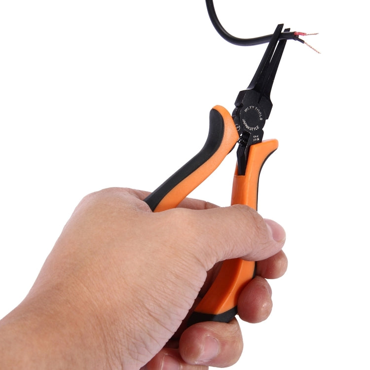 WLXY 4.5 inch Electronic Pliers Thin Flat-nose Pliers Repair Hand Tool - Pliers by WLXY | Online Shopping South Africa | PMC TechLife | Buy Now Pay Later Mobicred