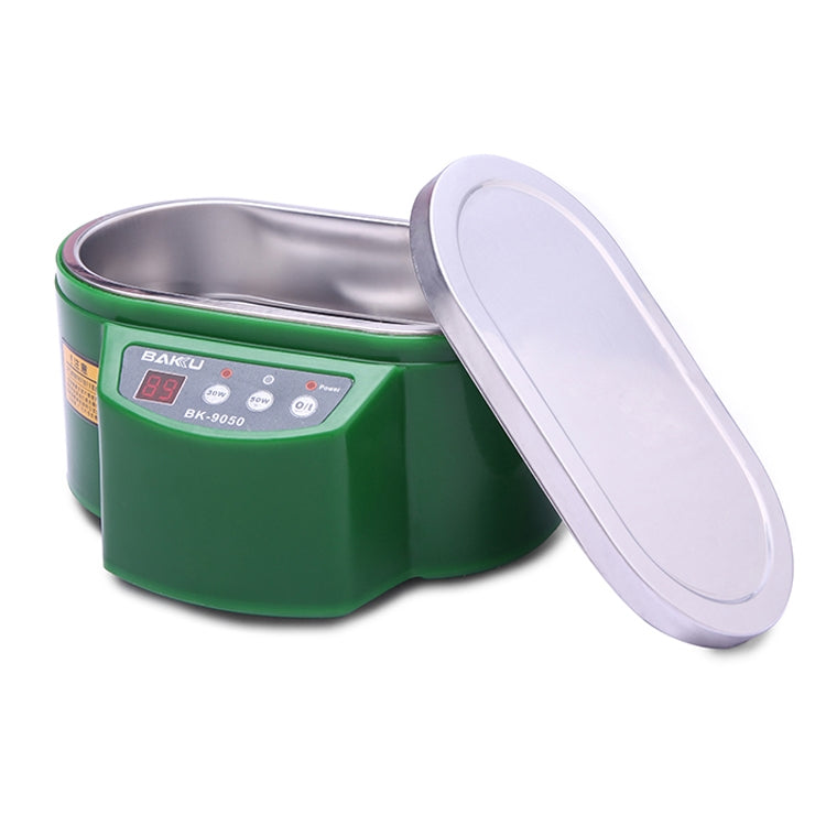 BAKU BK-9050 30W / 50W Adjustable 0.6L LCD Display Ultrasonic Cleaner, AC 220V(Green) - free shipping - PMC TechLife - Order now!