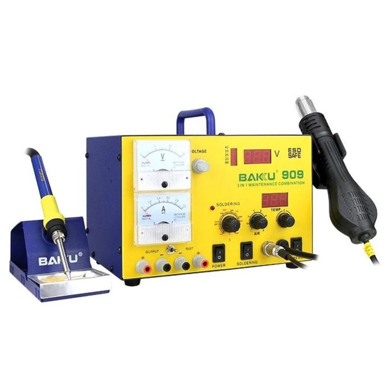 BAKU BK-909 BGA Rework Solder Station Hot Air Gun Welder Equipment, EU Plug - free shipping - PMC TechLife - Order now!