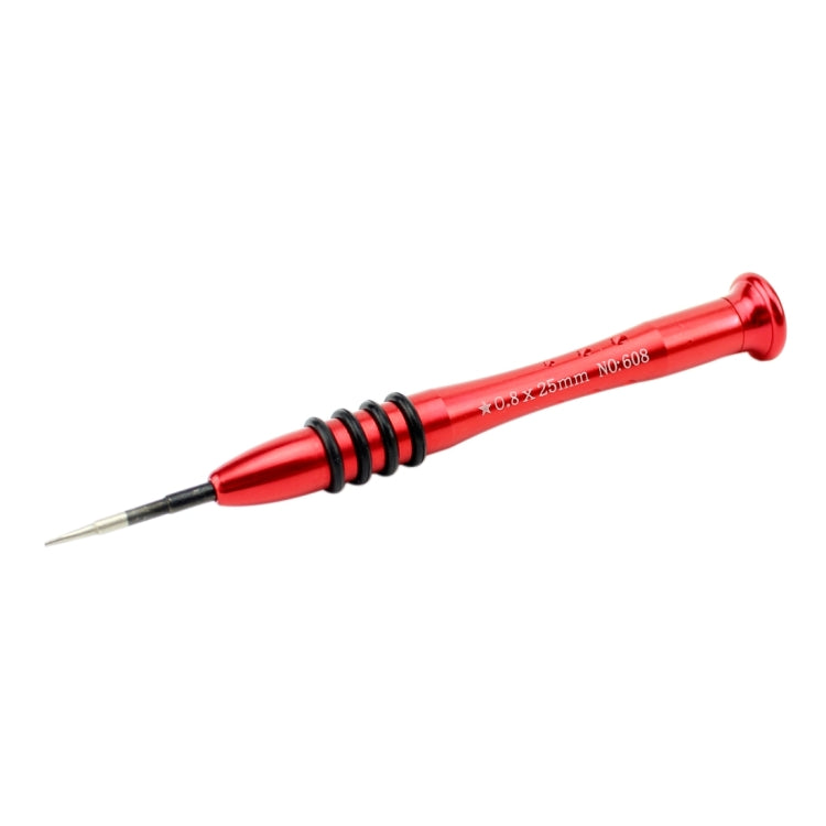 JIAFA JF-668 0.8 Pentalobe 0.8 Screwdriver for iPhone Charging Port Screws(Red) - Screwdriver by JIAFA | Online Shopping South Africa | PMC TechLife
