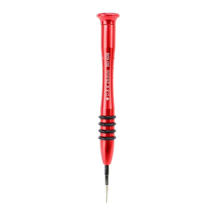 JIAFA JF-668 0.8 Pentalobe 0.8 Screwdriver for iPhone Charging Port Screws(Red) - Screwdriver by JIAFA | Online Shopping South Africa | PMC TechLife