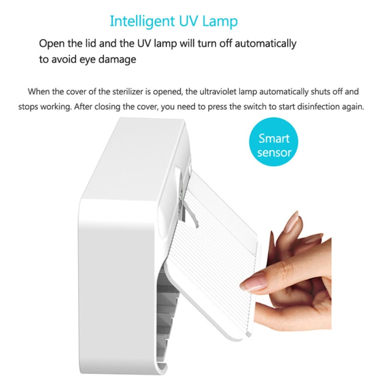 YJK086 Smart Home UV Ultraviolet Toothbrush Sterilizer (White) - Toothbrush Sanitizer by PMC TechLife | Online Shopping South Africa | PMC TechLife | Buy Now Pay Later Mobicred