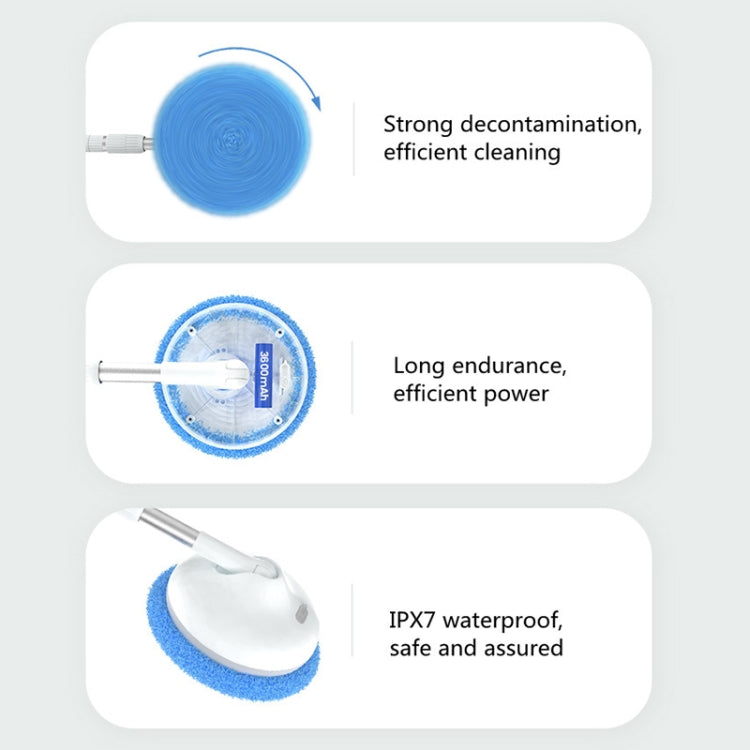 Wireless Electric Intelligent Telescopic Glass Wipe Window Cleaner (White) - free shipping - PMC TechLife - Order now!