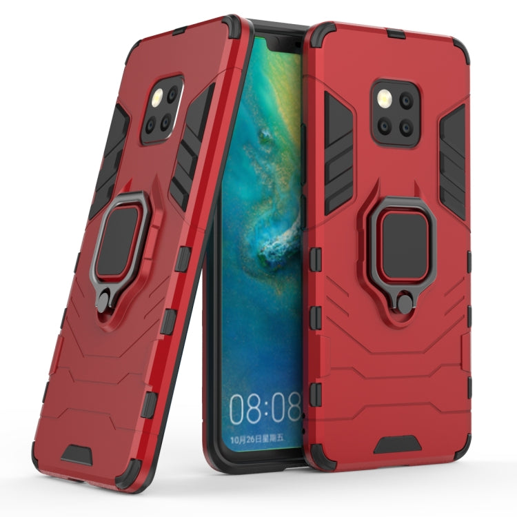 PC + TPU Shockproof Protective Case for Huawei Mate 20 Pro, with Magnetic Ring Holder (Red) - Huawei Cases by PMC TechLife | Online Shopping South Africa | PMC TechLife | Buy Now Pay Later Mobicred