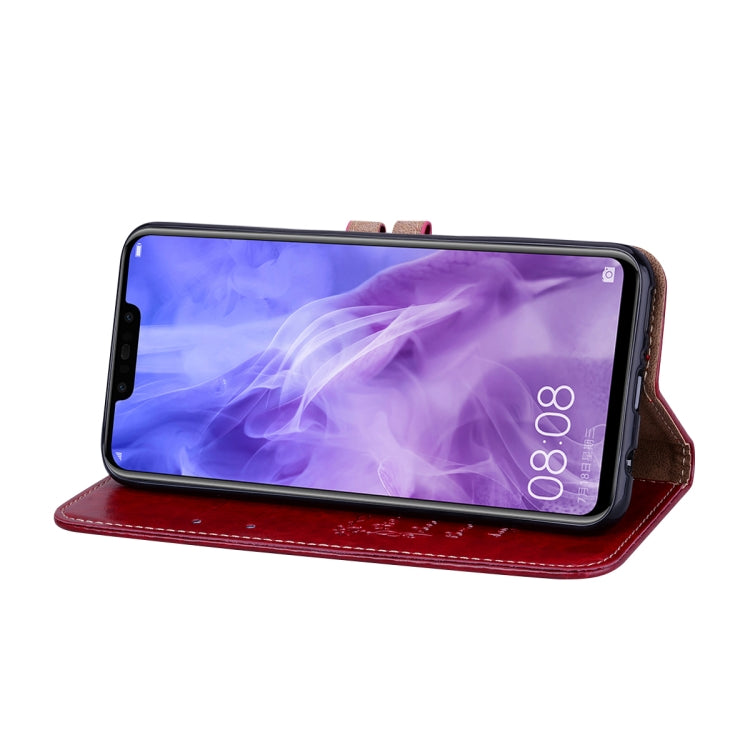 Business Style Oil Wax Texture Horizontal Flip Leather Case for Huawei Nova 3i & P smart Plus, with Holder & Card Slots & Wallet(Red) - Huawei Cases by PMC TechLife | Online Shopping South Africa | PMC TechLife | Buy Now Pay Later Mobicred