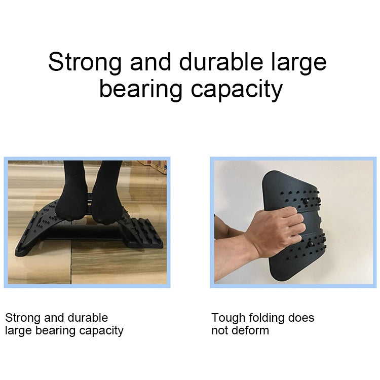 Lumbar Traction Stretching Device Posture Corrector Waist Support Spine Pain Relief Back Massage Stretcher(Red + White) - free shipping - PMC TechLife - Order now!