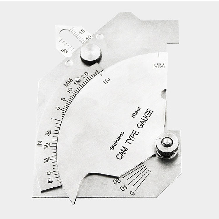 MG-8 Cam-type Stainless Steel Fillet Weld Gauge Multi-function Welding Inspection Ruler - free shipping - PMC TechLife - Order now!