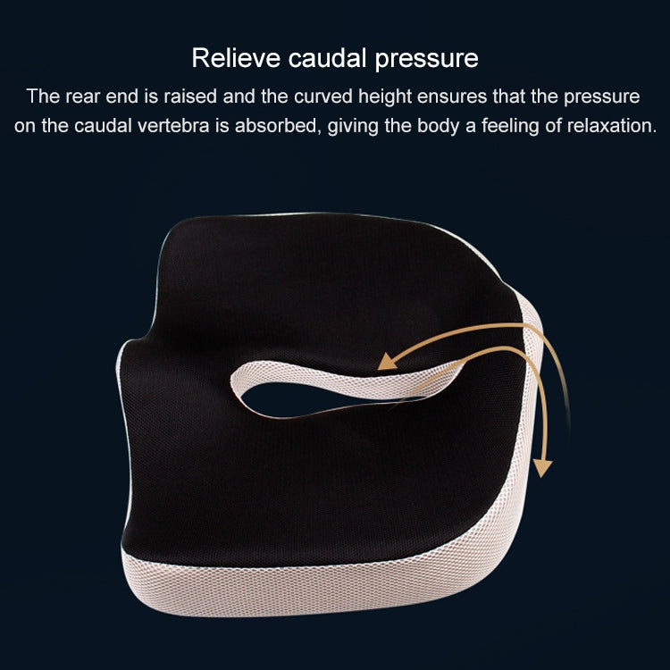 Office Chair Cushion Buttock Coccygeal Orthodontic Cushion, Size: 45x38x13cm - free shipping - PMC TechLife - Order now!