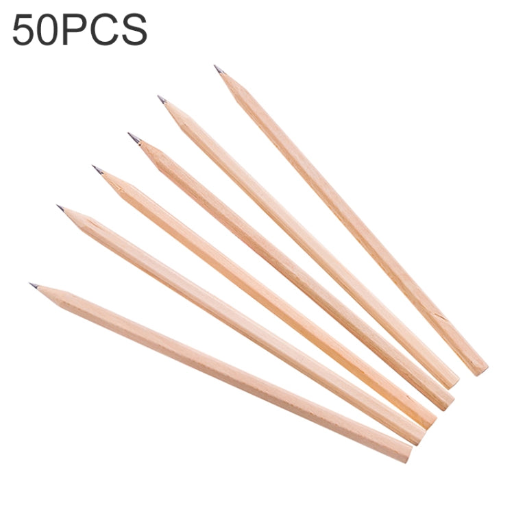 50 PCS Crude Wood Environmental Protection HB Pencils Painting Pencils for Kids School Office Supplies - free shipping - PMC TechLife - Order now!