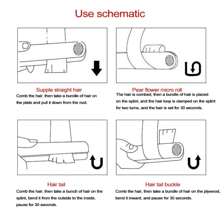 Wireless Mini USB Rechargeable Hair Straightener Hair Curler Double Purpose Hair Splint(White) - free shipping - PMC TechLife - Order now!