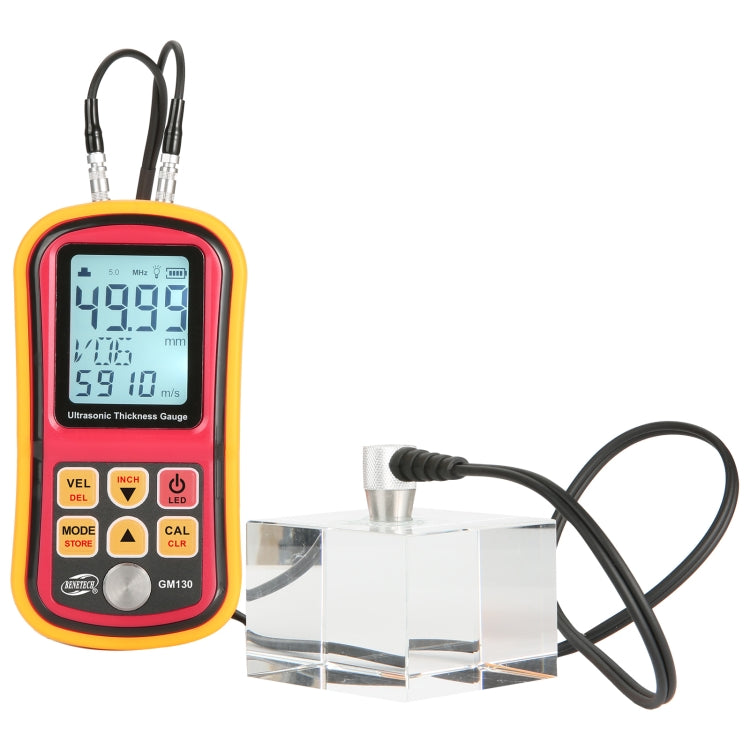 BENETECH GM130 Ultrasonic Thickness Meter Tester Gauge, Measure Range: 1.00~300.0mm - free shipping - PMC TechLife - Order now!