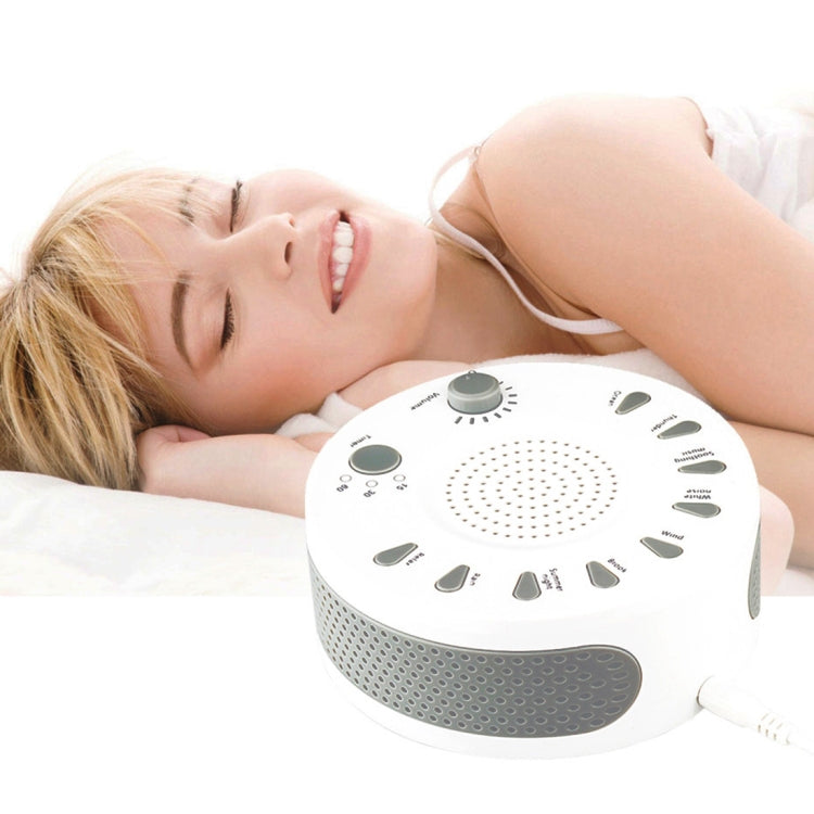 White Noise Machine Sleep Aid Device Improves Sleeping with Nine Timed Music(White) - free shipping - PMC TechLife - Order now!