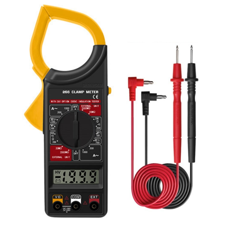 ANENG 266X Automatic High-Precision Clamp Multimeter with Buzzer (Yellow) - free shipping - PMC TechLife - Order now!