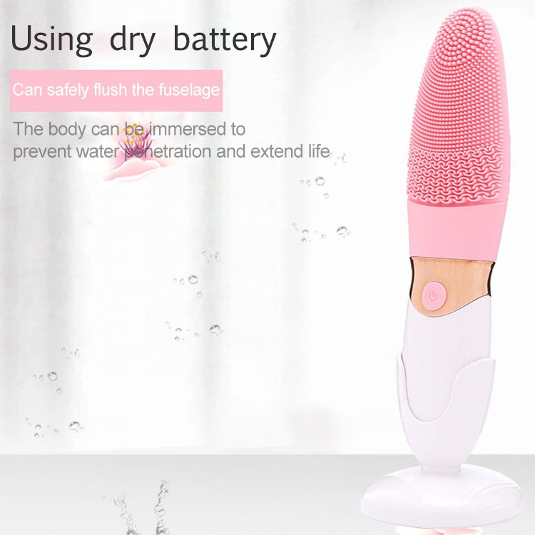 CNaier AE-618 Battery-powered Silicone Acoustic Wave Face Skin Care Electric Facial Cleanser (Orange) - free shipping - PMC TechLife - Order now!