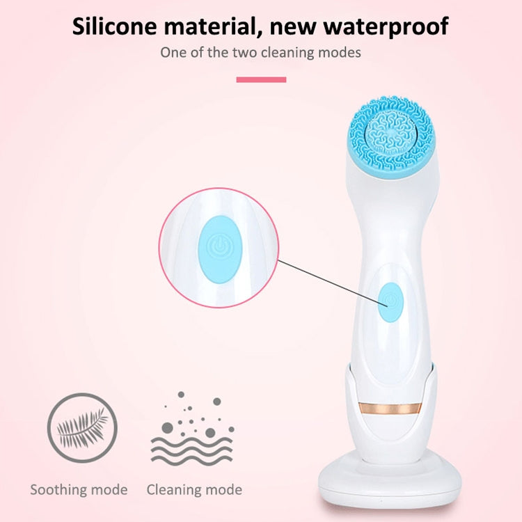 CNaier AE-868 Battery-powered Silicone Ultrasonic Vibration Face Skin Care Electric Facial Cleanser (Pink) - free shipping - PMC TechLife - Order now!