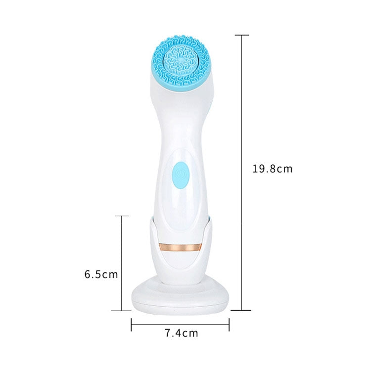 CNaier AE-868 Battery-powered Silicone Ultrasonic Vibration Face Skin Care Electric Facial Cleanser (Pink) - free shipping - PMC TechLife - Order now!