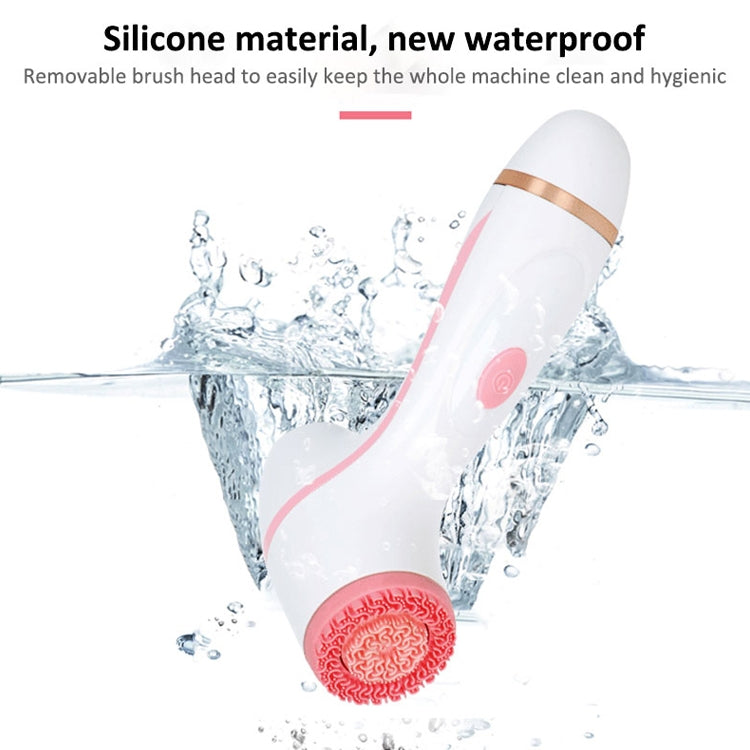 CNaier AE-868 Battery-powered Silicone Ultrasonic Vibration Face Skin Care Electric Facial Cleanser (Pink) - free shipping - PMC TechLife - Order now!