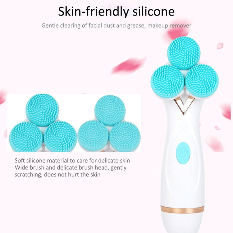 CNaier AE-878 USB Charging Silicone Face Skin Care Electric Facial Cleanser (Blue) - free shipping - PMC TechLife - Order now!
