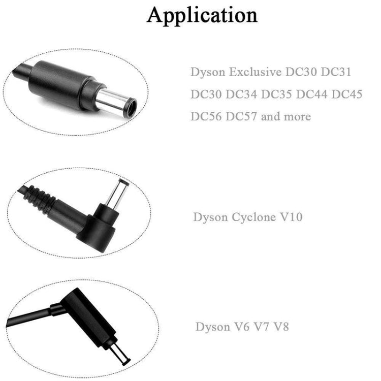 26.1V Vacuum Cleaner Charger for Dyson V8 V7 V6 DC58 / 59 / 60 / 61 / 72 - free shipping - PMC TechLife - Order now!