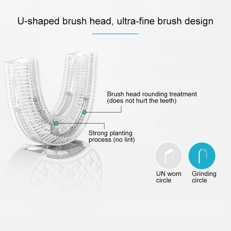 Vwhite 3 Cleaning Modes Silicone Electric Automatic Beauty Tooth Instrument(Blue) - Teeth Whitening by PMC TechLife | Online Shopping South Africa | PMC TechLife