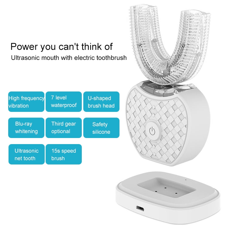 Vwhite 3 Cleaning Modes Silicone Electric Automatic Beauty Tooth Instrument(White) - Teeth Whitening by PMC TechLife | Online Shopping South Africa | PMC TechLife