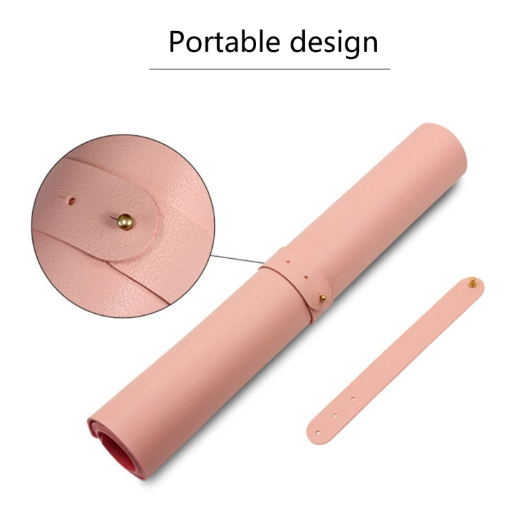 Multifunction Business PU Leather Mouse Pad Keyboard Pad Table Mat Computer Desk Mat, Size: 90 x 45cm(Pink) - Desk Pads by PMC TechLife | Online Shopping South Africa | PMC TechLife | Buy Now Pay Later Mobicred