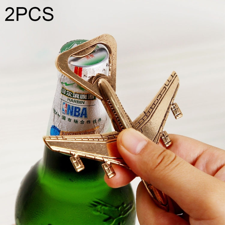 2 PCS Alloy Plane Design Beer Bottle Opener Best Wedding Gift and Party Favors - free shipping - PMC TechLife - Order now!