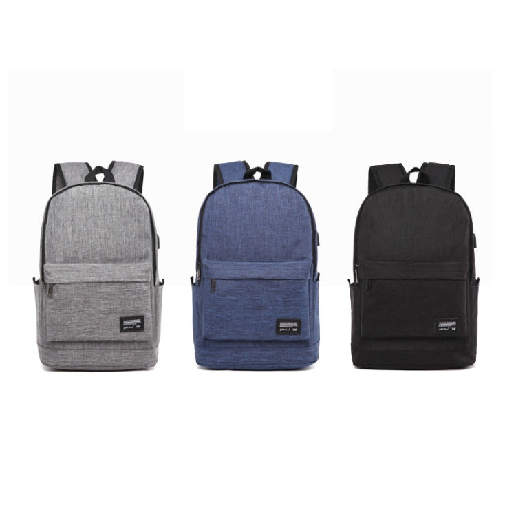 Universal Multi-Function Oxford Cloth Laptop Shoulders Bag Backpack with External USB Charging Port, Size: 45x31x16cm, For 15.6 inch and Below Macbook, Samsung, Lenovo, Sony, DELL Alienware, CHUWI, ASUS, HP(Blue) - Backpack by PMC TechLife | Online Shopping South Africa | PMC TechLife