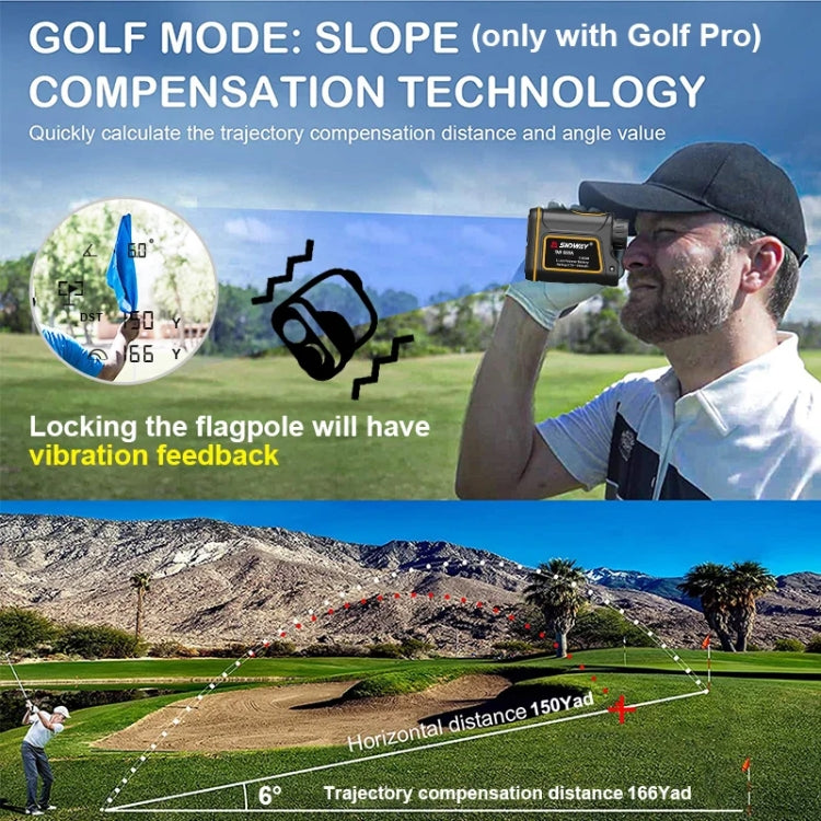 SNDWAY SW1500A Handheld Outdoor Waterproof Telescope Range Finder Distance Measurer, 1500m - free shipping - PMC TechLife - Order now!
