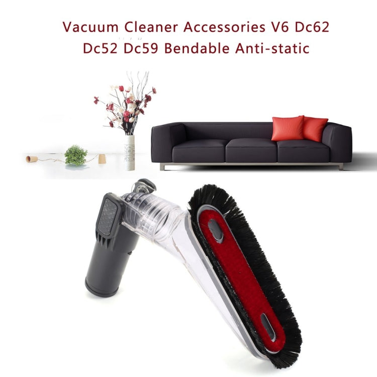 D907 Vacuum Cleaner Bendable Anti-static Brush Head for Dyson DC62 / DC52 / DC59 / V6 - free shipping - PMC TechLife - Order now!