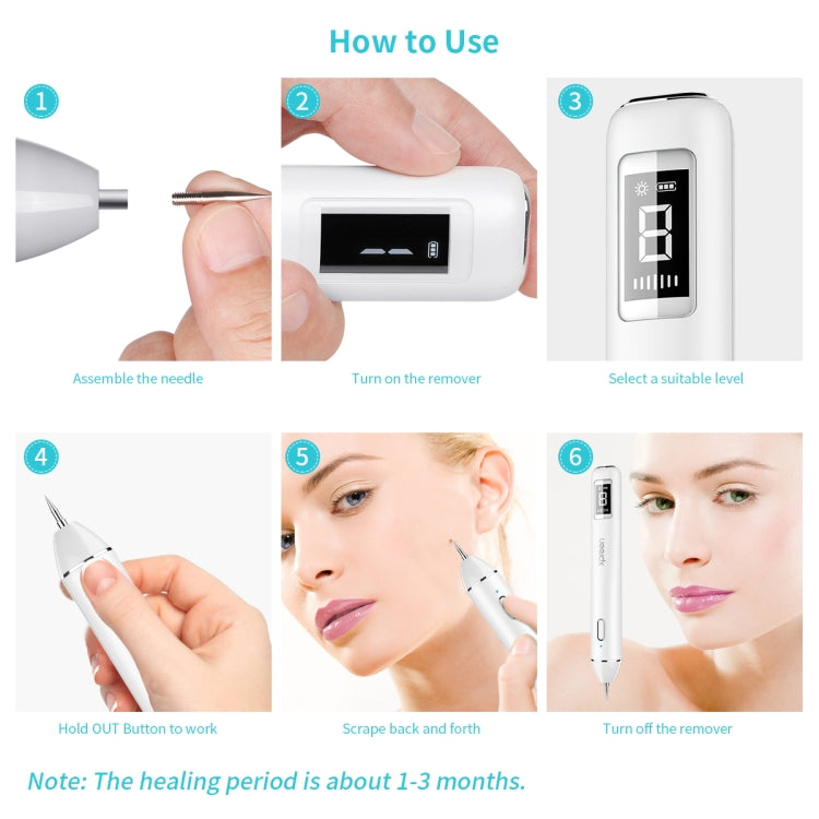 Xpreen XPRE061 Professional Dark Spot Remover Freckle Tattoo Chargeable Wart Mole Remover, with LED Screen and Spotlight(Tarnish) - Beauty Instrument by Xpreen | Online Shopping South Africa | PMC TechLife | Buy Now Pay Later Mobicred