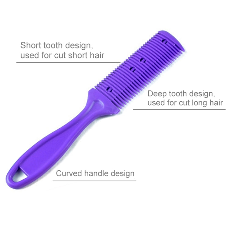3pcs Hair Tools Double-sided Knife Hair Comb Hair Bangs Trimmer Thinning Device Hair Clipper,  Random Color Delivery - free shipping - PMC TechLife - Order now!