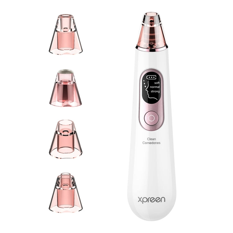 Xpreen Rechargeable Pore Cleanser Home Facial Beauty Device with LED Screen & 4 Probes - free shipping - PMC TechLife - Order now!
