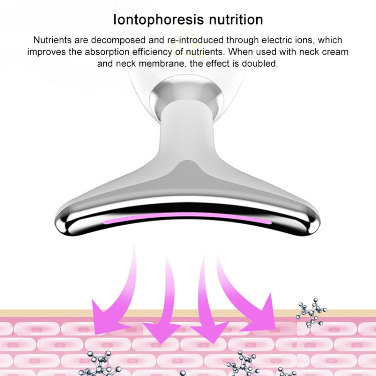 LED Color Light Wrinkle Neck Beauty Instrument (White) - Beauty Instrument by PMC TechLife | Online Shopping South Africa | PMC TechLife | Buy Now Pay Later Mobicred