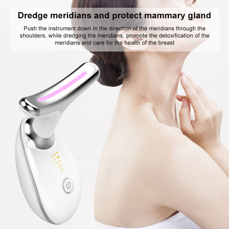 LED Color Light Wrinkle Neck Beauty Instrument (White) - Beauty Instrument by PMC TechLife | Online Shopping South Africa | PMC TechLife | Buy Now Pay Later Mobicred