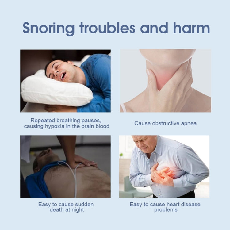 YJK100 Silicone + ABS Stop Snoring Device Anti Snore (White) - Anti Snoring Tools by PMC TechLife | Online Shopping South Africa | PMC TechLife
