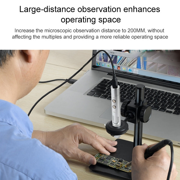 Supereyes L100 300X Telephoto Lens Electronic Microscope Lens Accessories for HCB0990 - free shipping - PMC TechLife - Order now!
