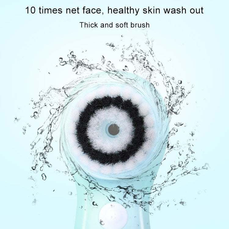 3 in 1 USB Charging Electronic Cleaning Face Beauty Instrument Pores Nose Blackhead Facial Cleansing Brush (Blue) - Cleanser by PMC TechLife | Online Shopping South Africa | PMC TechLife