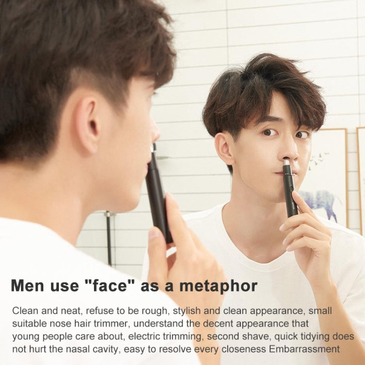 Original Xiaomi Youpin ShowSee DC 1.5V 2W Portable Waterproof Safe Electric Nose Hair Trimmer Shave Blade - Hair Removal by Xiaomi | Online Shopping South Africa | PMC TechLife | Buy Now Pay Later Mobicred