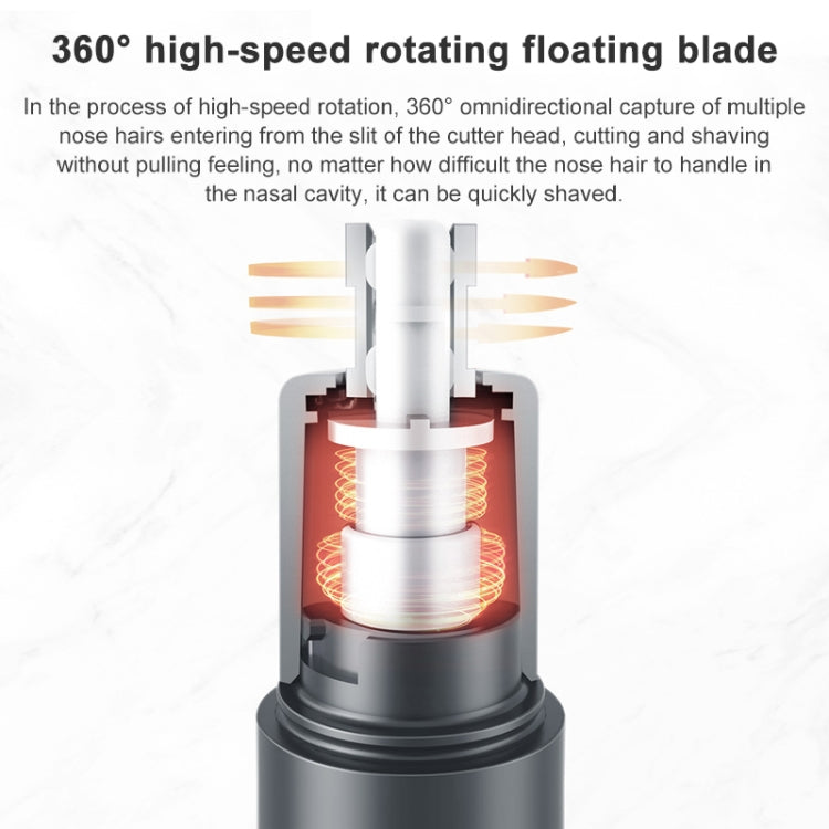 Original Xiaomi Youpin ShowSee DC 1.5V 2W Portable Waterproof Safe Electric Nose Hair Trimmer Shave Blade - Hair Removal by Xiaomi | Online Shopping South Africa | PMC TechLife | Buy Now Pay Later Mobicred