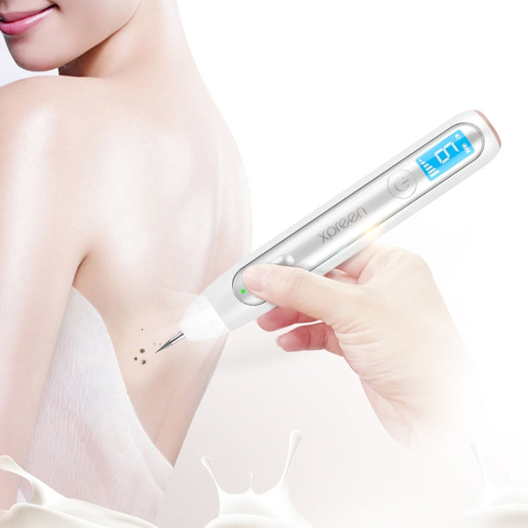 XPREEN XPRE051 Professional Wireless Rechargeable Mole Freckle Dark Spots Tattoo Wart Removal Pen Skin Tag Spot Eraser Pro Beauty Sweep Spot Pen Kit With LED Screen & Spotlight(White) - free shipping - PMC TechLife - Order now!