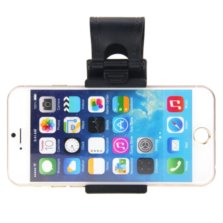 [HK Warehouse] HAWEEL Universal Car Steering Wheel Phone Mount Holder(Black) - Car Holders by HAWEEL | Online Shopping South Africa | PMC TechLife