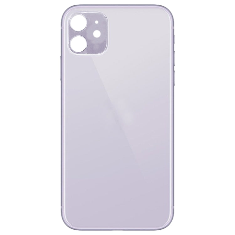 Glass Battery Back Cover for iPhone 11(Purple) - Back Cover by PMC TechLife | Online Shopping South Africa | PMC TechLife | Buy Now Pay Later Mobicred